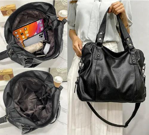 Bolsa Feminina de Couro Legítimo Safira SF481
