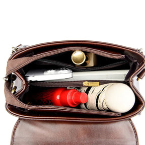 Bolsa Feminina de Couro Legítimo Safira SF834