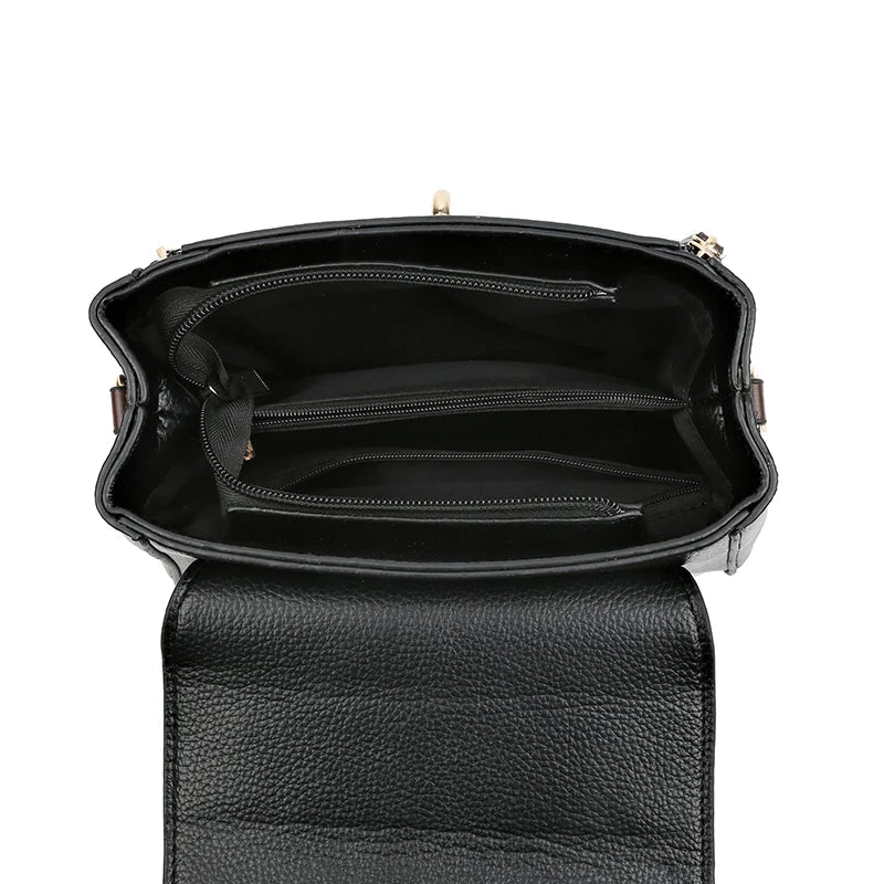 Bolsa Feminina de Couro Legítimo Safira SF218