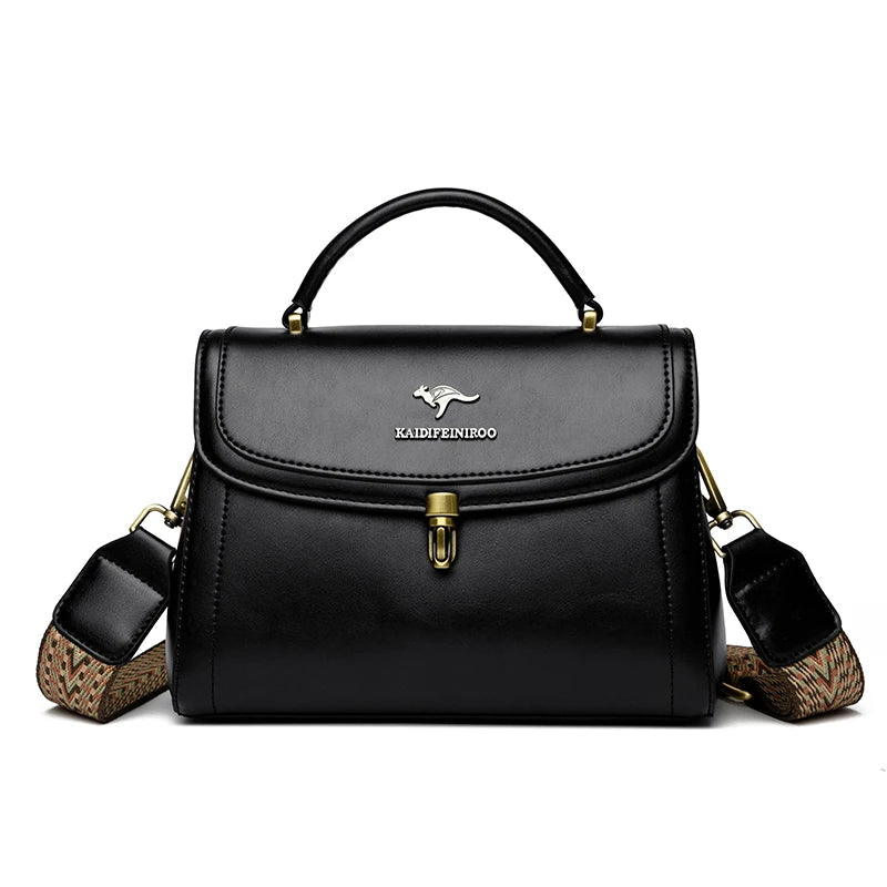 Bolsa Feminina de Couro Legítimo Safira SF728