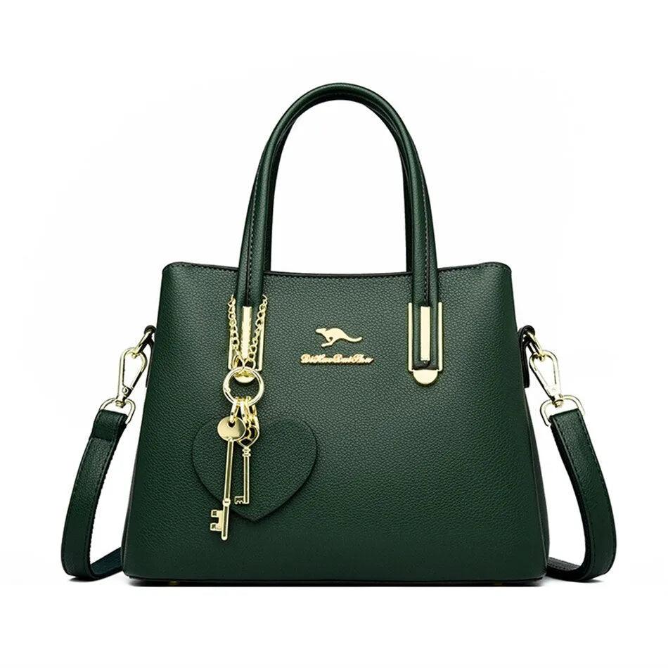 Bolsa Feminina de Couro Ecológico Safira SF368