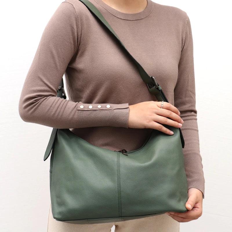 Bolsa Feminina de Couro Legítimo Safira SF284