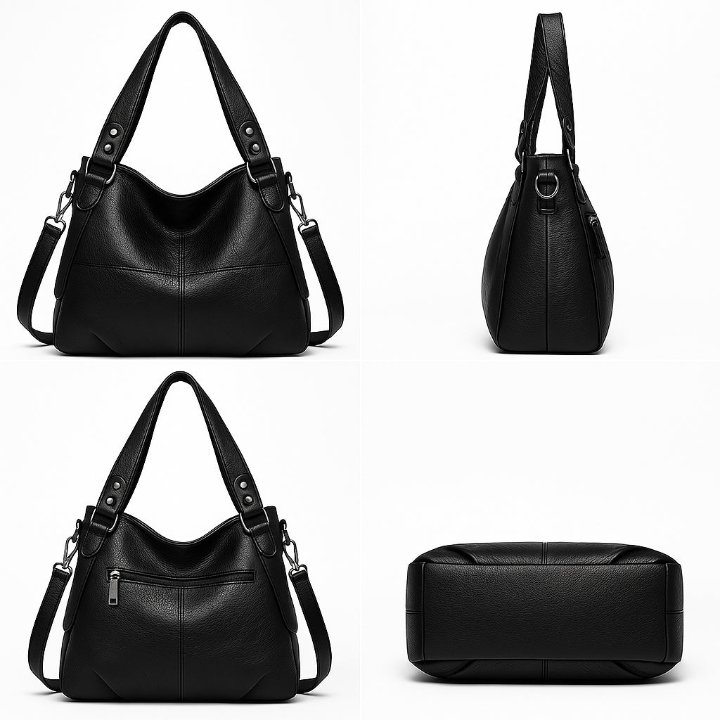 Bolsa Feminina de Couro Legítimo Safira SF684