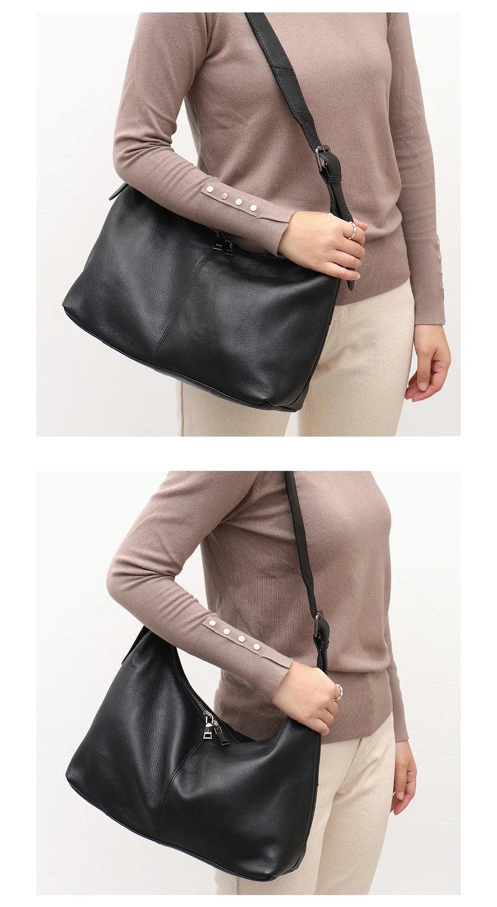 Bolsa Feminina de Couro Legítimo Safira SF284