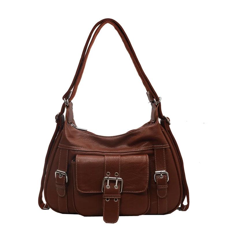 Bolsa Feminina 2 em 1 de Couro Legítimo Safira SF326