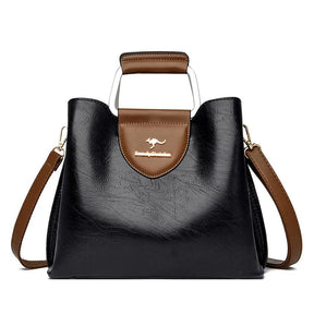 Bolsa Feminina de Couro Legítimo Safira SF233