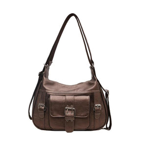 Bolsa Feminina 2 em 1 de Couro Legítimo Safira SF326