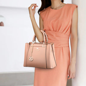 Bolsa Feminina de Couro Legítimo Safira SF639