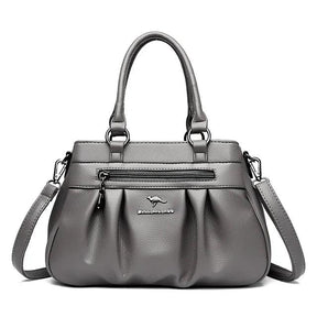 Bolsa Feminina de Couro Legítimo Safira SF472