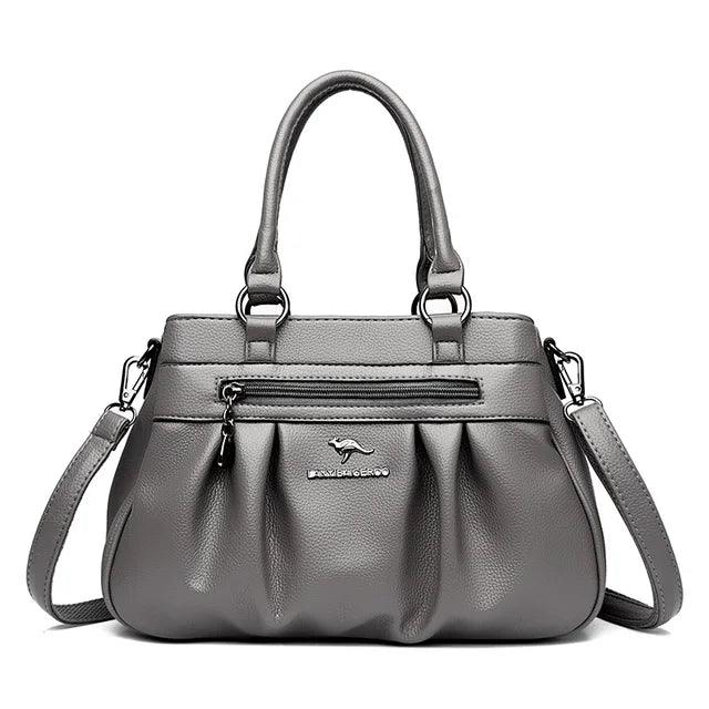 Bolsa Feminina de Couro Legítimo Safira SF472