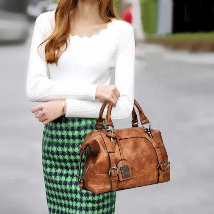 Bolsa Feminina de Couro Legítimo Safira SF617