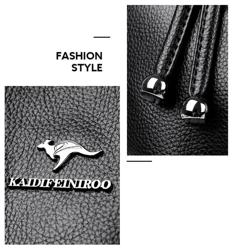 Bolsa Feminina de Couro Legítimo Safira SF582