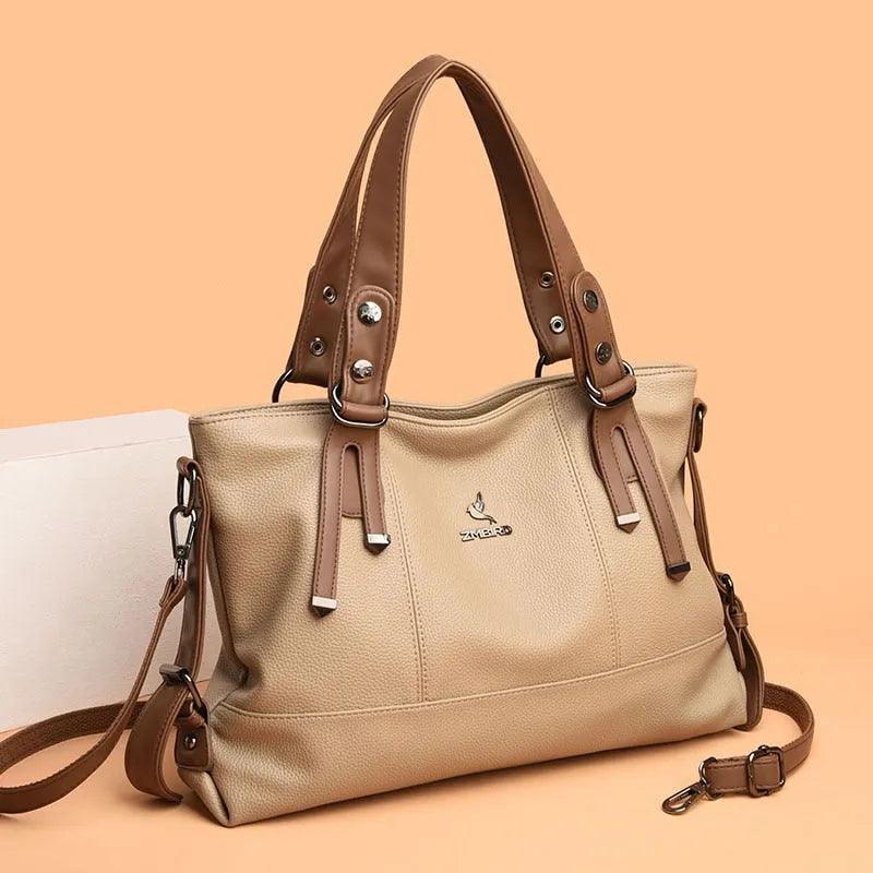Bolsa Feminina de Couro Legítimo Safira SF238