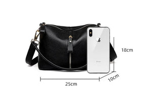 Bolsa Feminina de Couro Legítimo Safira SF634