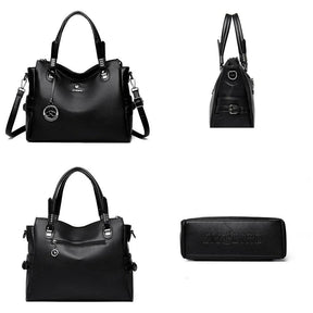 Bolsa Feminina de Couro Legítimo Safira SF731