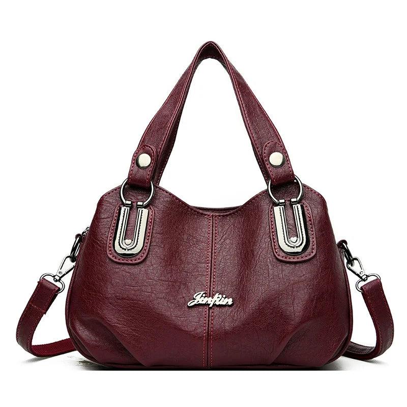 Bolsa Feminina de Couro Legítimo Safira SF847