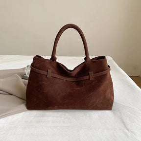 Bolsa Feminina de Camurça Safira SF863