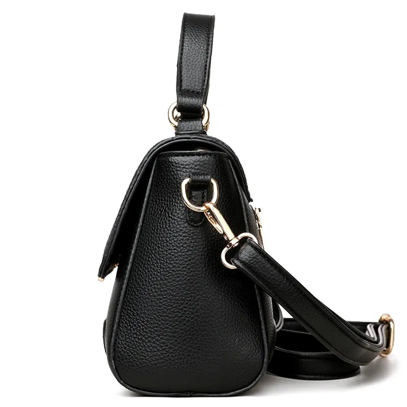 Bolsa Feminina de Couro Legítimo Safira SF431