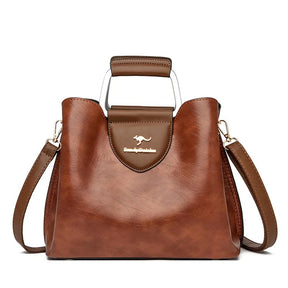 Bolsa Feminina de Couro Legítimo Safira SF233