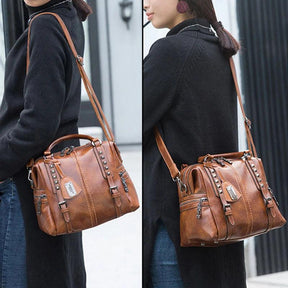 Bolsa Feminina de Couro Legítimo Safira SF211