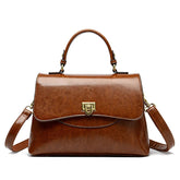 Bolsa Feminina de Couro Legítimo Safira SF884