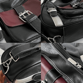 Bolsa Feminina 2 em 1 de Couro Legítimo Safira SF326