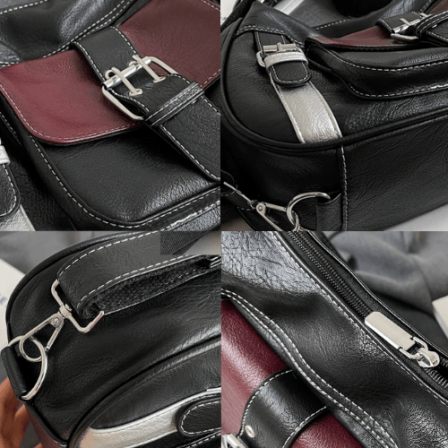 Bolsa Feminina 2 em 1 de Couro Legítimo Safira SF326