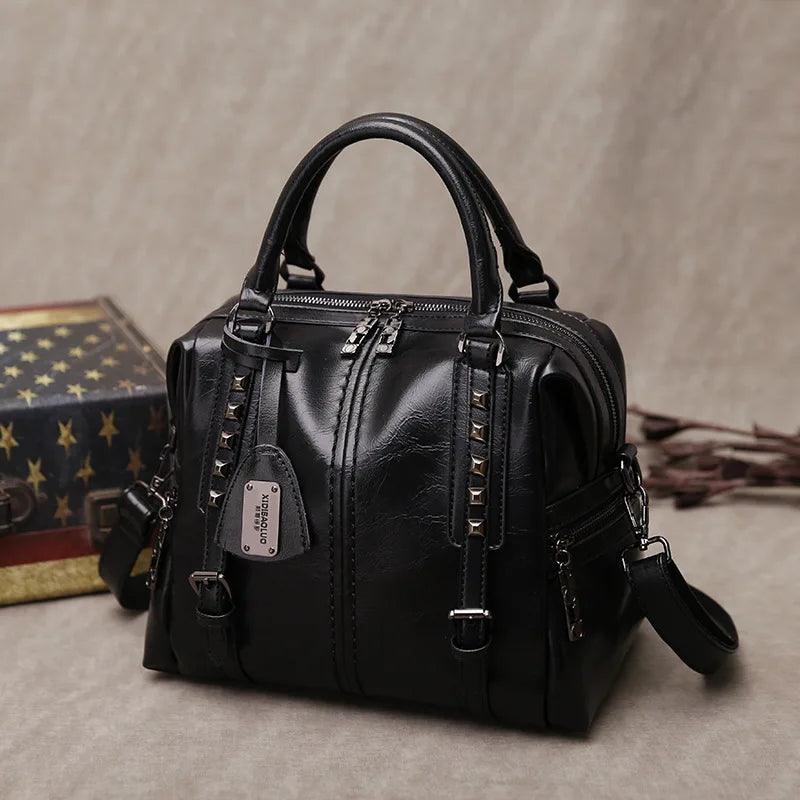 Bolsa Feminina de Couro Legítimo Safira SF211