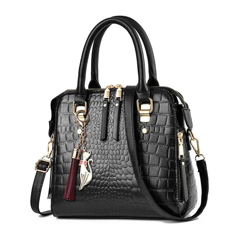 Bolsa Feminina de Couro Legítimo Safira SF286