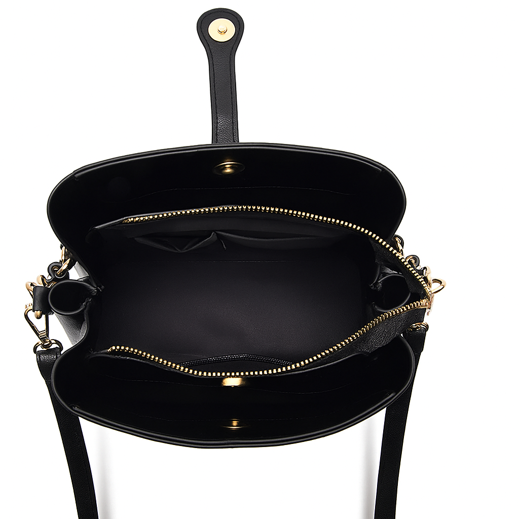 Bolsa Feminina de Couro Legítimo Safira SF247