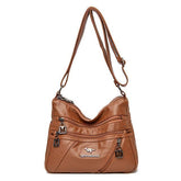 Bolsa Feminina de Couro Legítimo Safira SF664