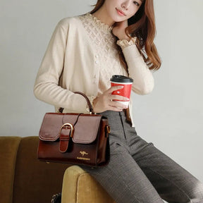 Bolsa Feminina de Couro Legítimo Safira SF417