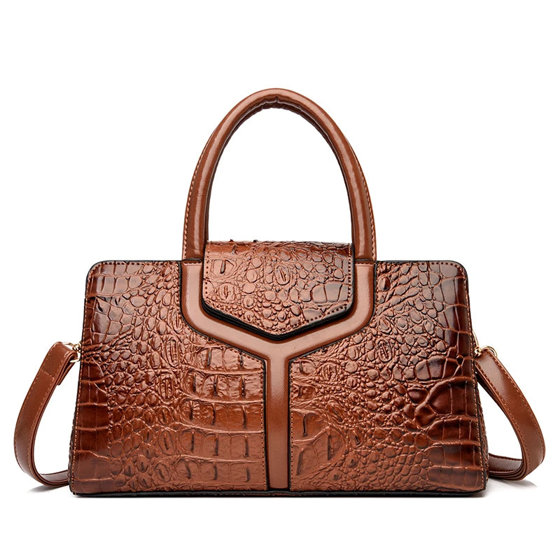 Bolsa Feminina de Couro Legítimo Safira SF642