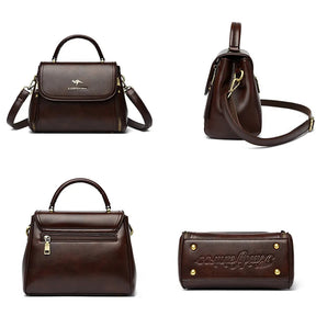 Bolsa Feminina de Couro Legítimo Safira SF834
