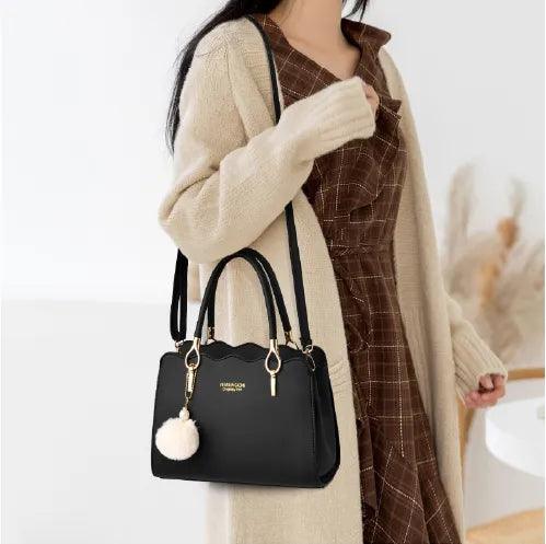 Bolsa Feminina de Couro Ecológico Safira SF782