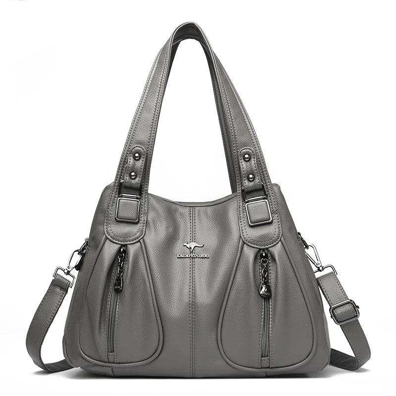 Bolsa Feminina de Couro Legítimo Safira SF736