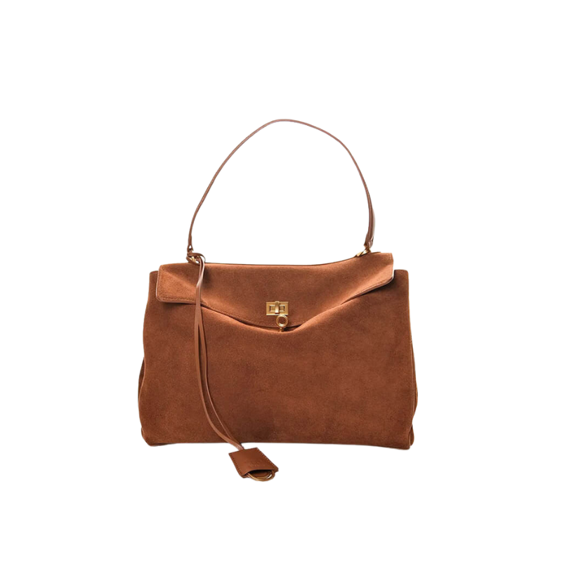 Bolsa Feminina de Camurça Safira SF614