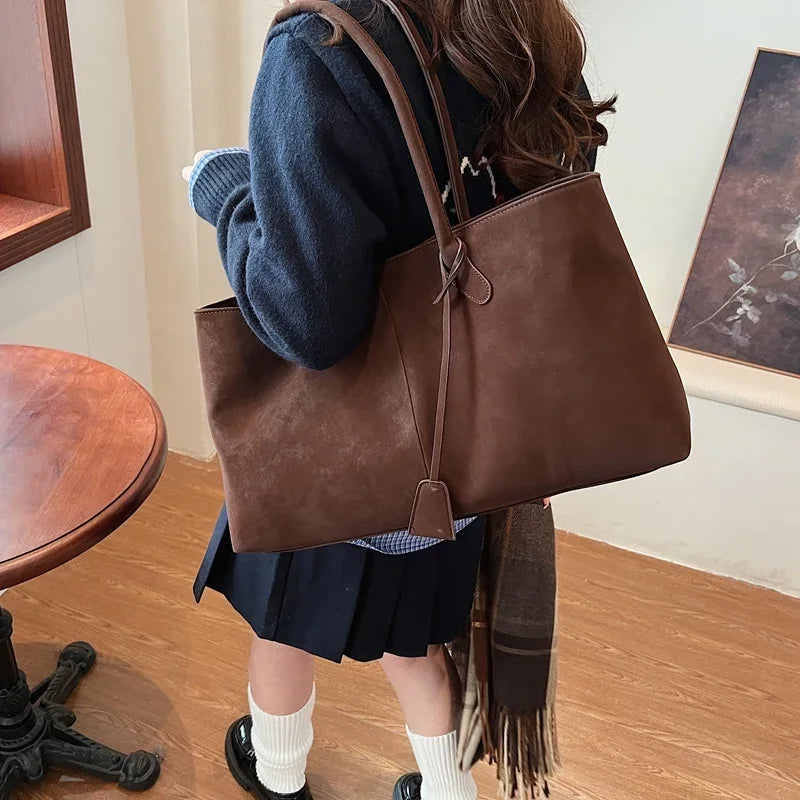 Bolsa Feminina de Camurça Safira SF297