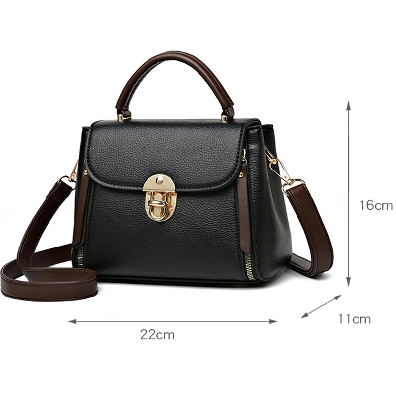 Bolsa Feminina de Couro Legítimo Safira SF218