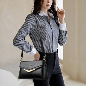 Bolsa Feminina de Couro Legítimo Safira SF227