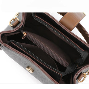 Bolsa Feminina de Couro Legítimo Safira SF888
