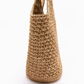 Bolsa Feminina de Palha Natural Safira SF263