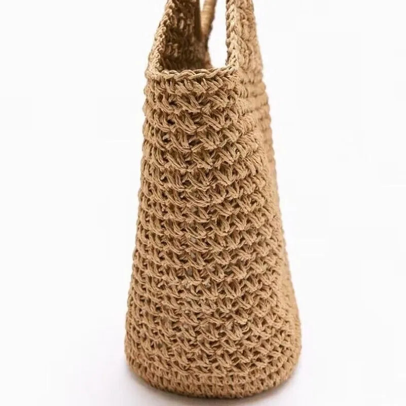 Bolsa Feminina de Palha Natural Safira SF263