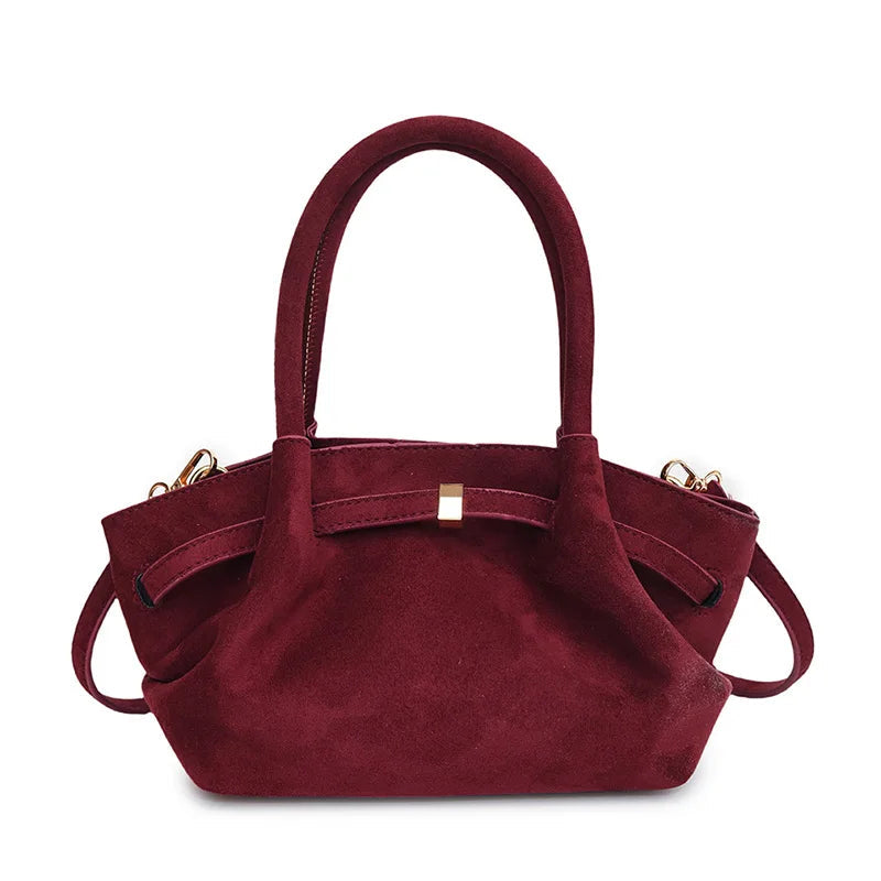 Bolsa Feminina de Camurça Safira SF712