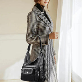 Bolsa Feminina de Couro Legítimo Safira SF482