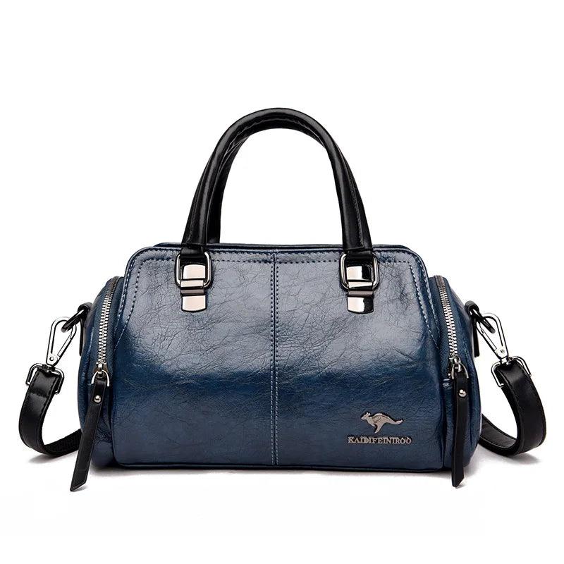Bolsa Feminina de Couro Legítimo Safira SF328