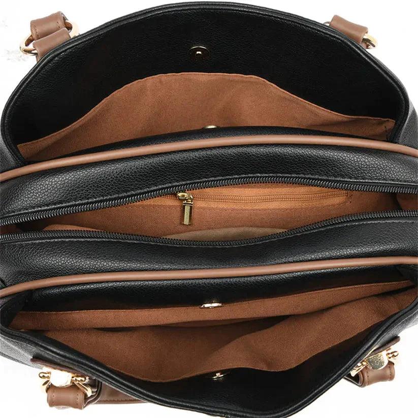 Bolsa Feminina de Couro Legítimo Safira SF719
