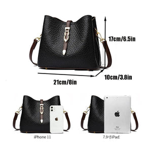 Bolsa Feminina de Couro Legítimo Safira SF583
