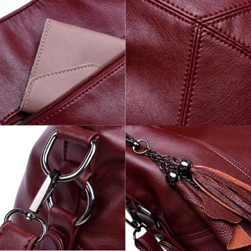 Bolsa Feminina de Couro Legítimo Safira SF547