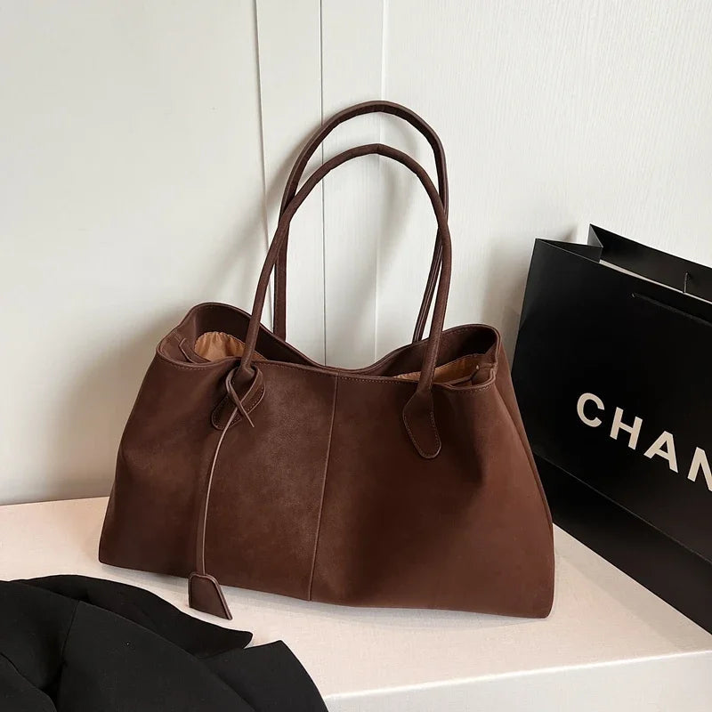 Bolsa Feminina de Camurça Safira SF297
